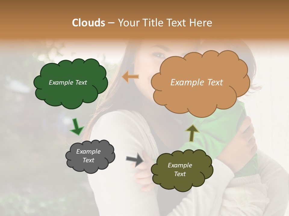 Mother Playing Mom PowerPoint Template