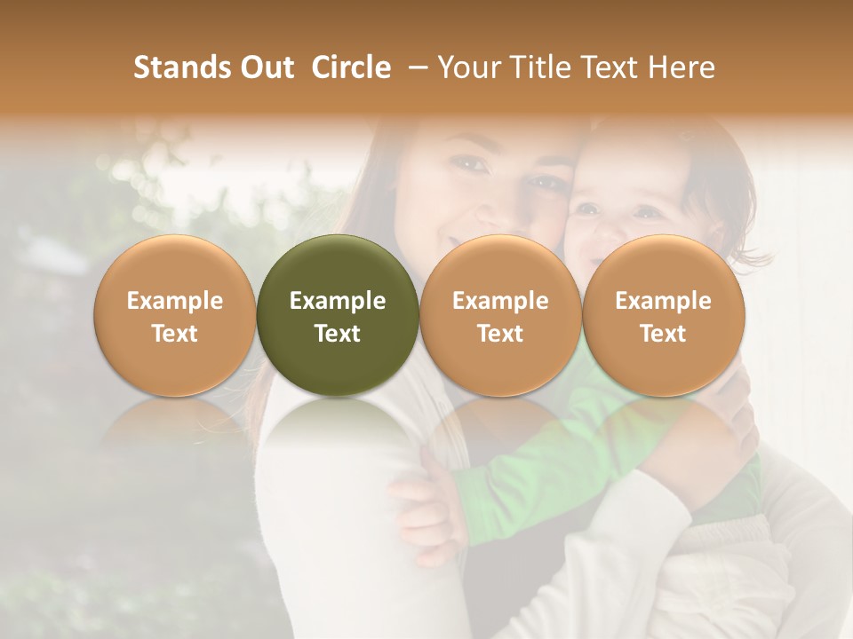 Mother Playing Mom PowerPoint Template