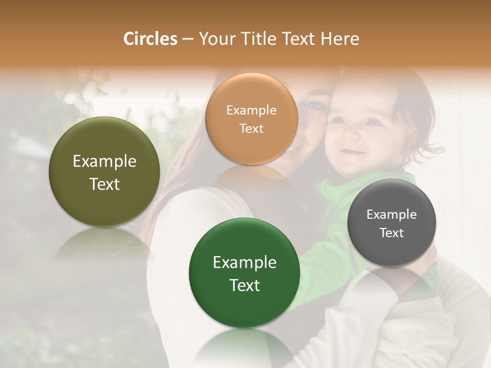 Mother Playing Mom PowerPoint Template