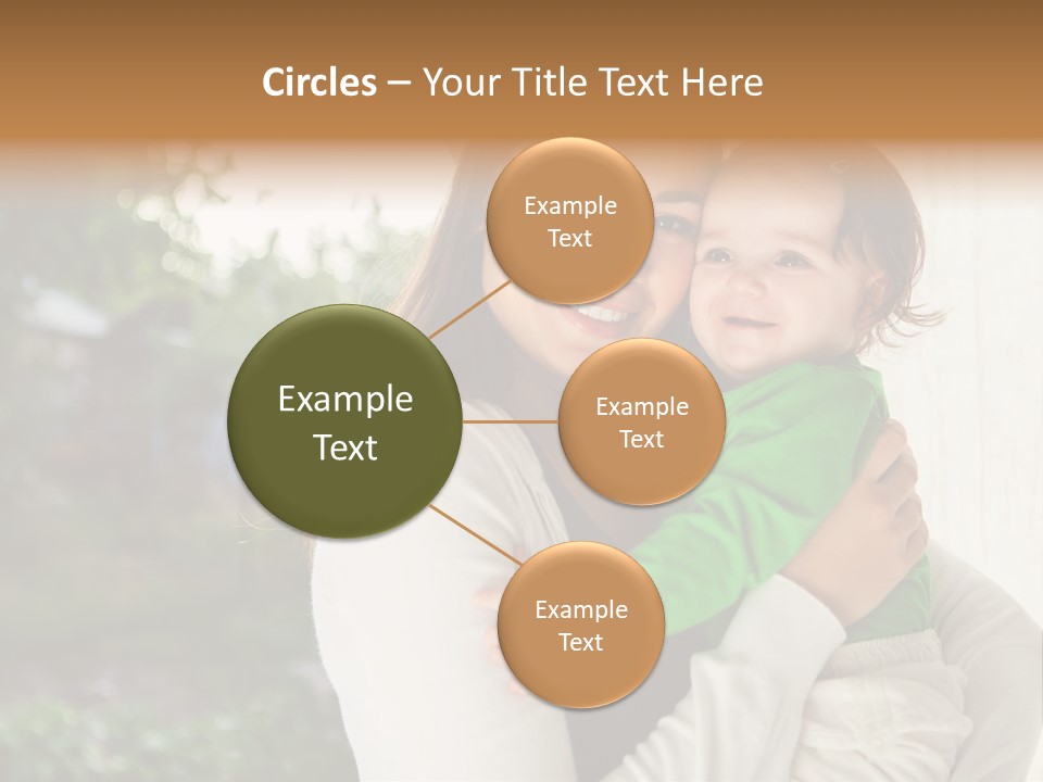 Mother Playing Mom PowerPoint Template