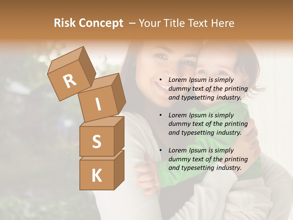 Mother Playing Mom PowerPoint Template