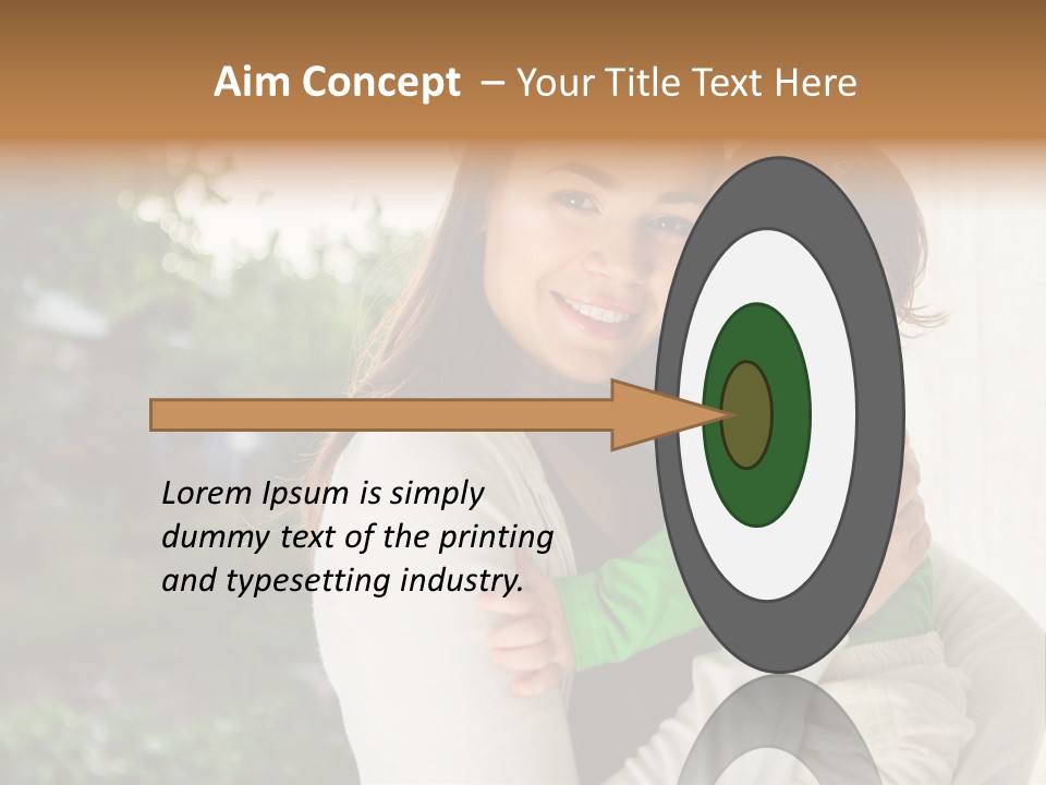 Mother Playing Mom PowerPoint Template