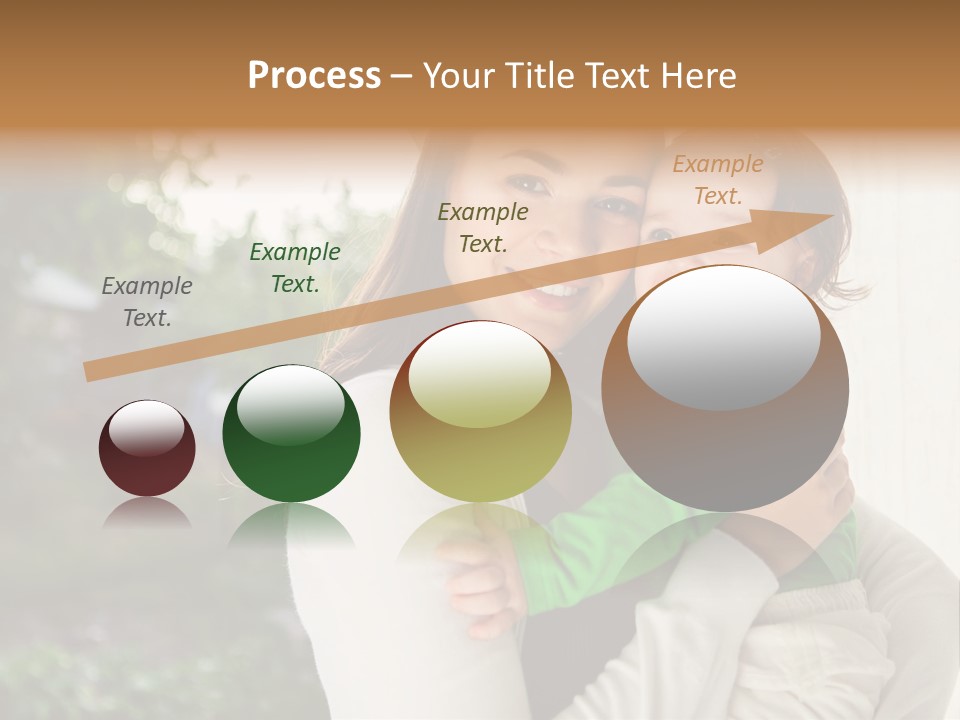 Mother Playing Mom PowerPoint Template