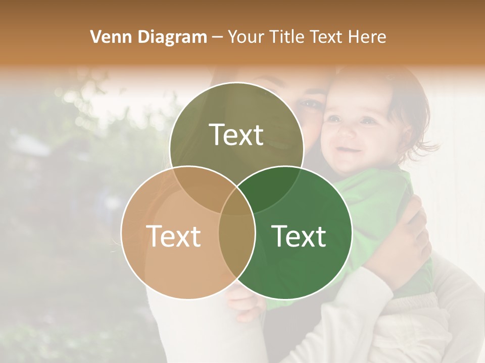 Mother Playing Mom PowerPoint Template