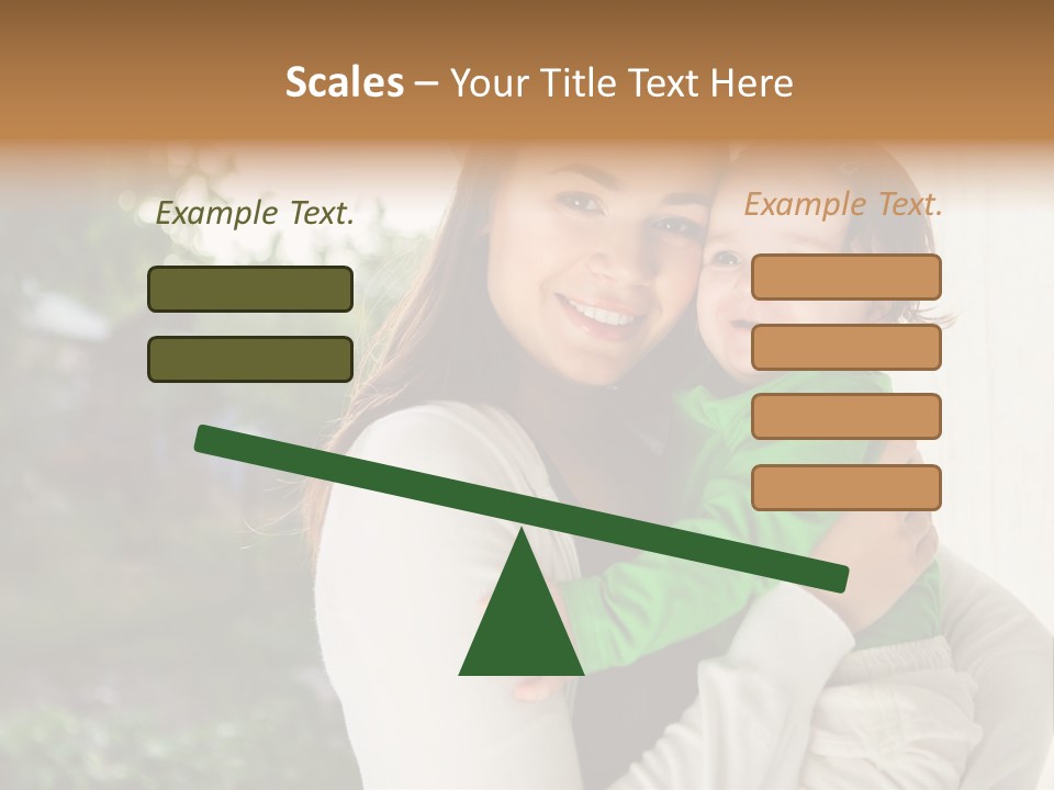 Mother Playing Mom PowerPoint Template