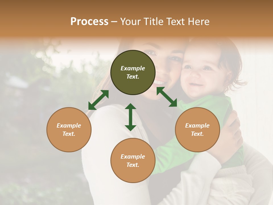 Mother Playing Mom PowerPoint Template