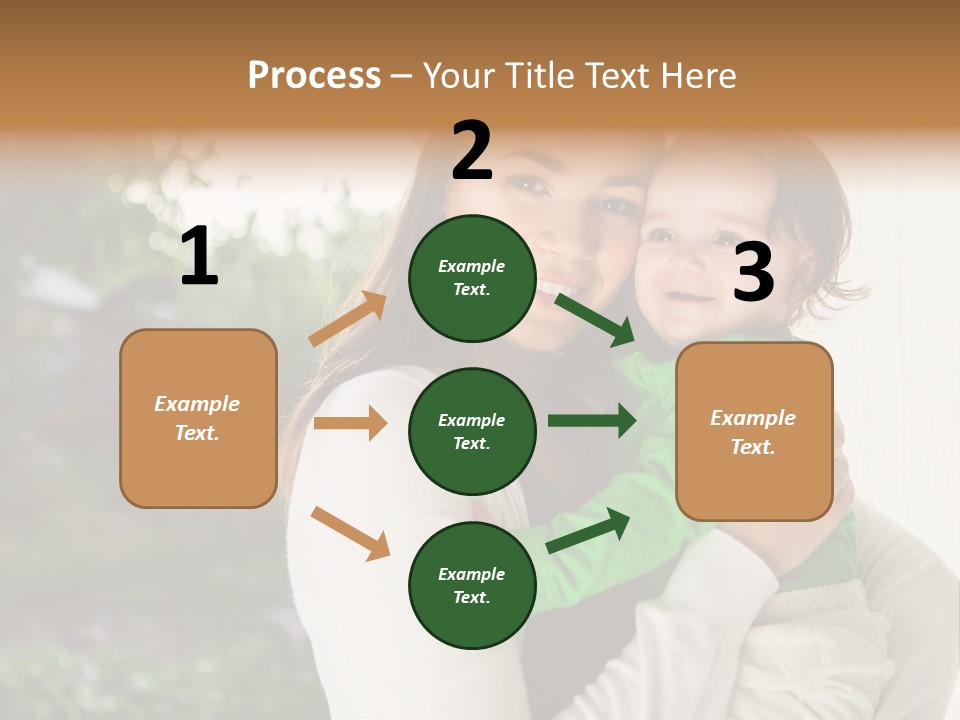 Mother Playing Mom PowerPoint Template