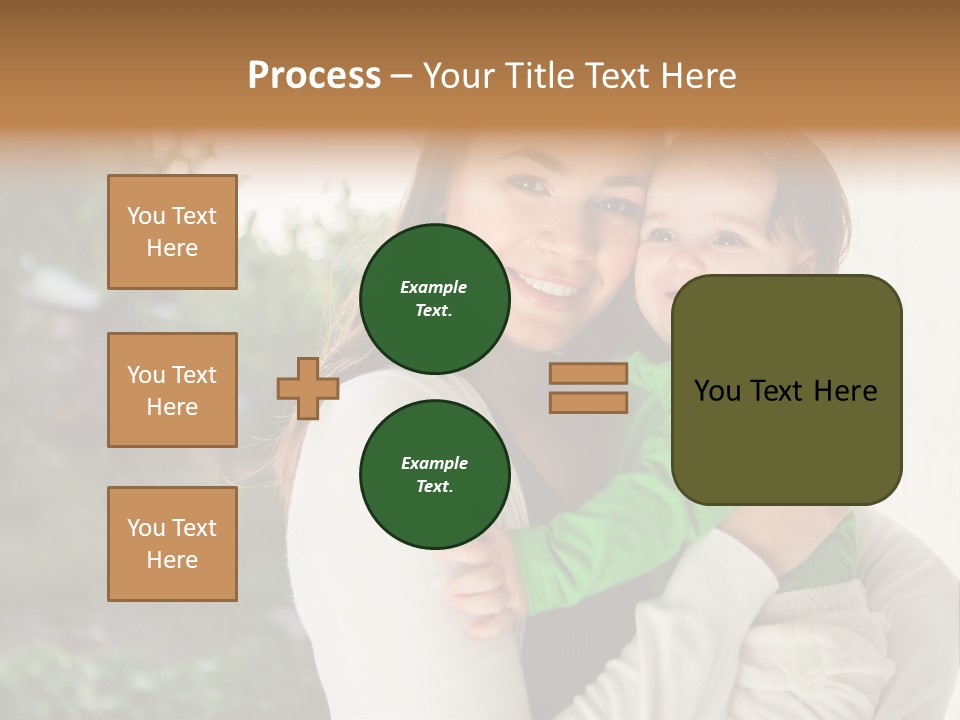 Mother Playing Mom PowerPoint Template