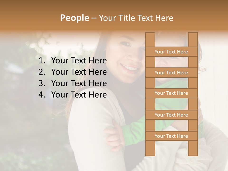 Mother Playing Mom PowerPoint Template
