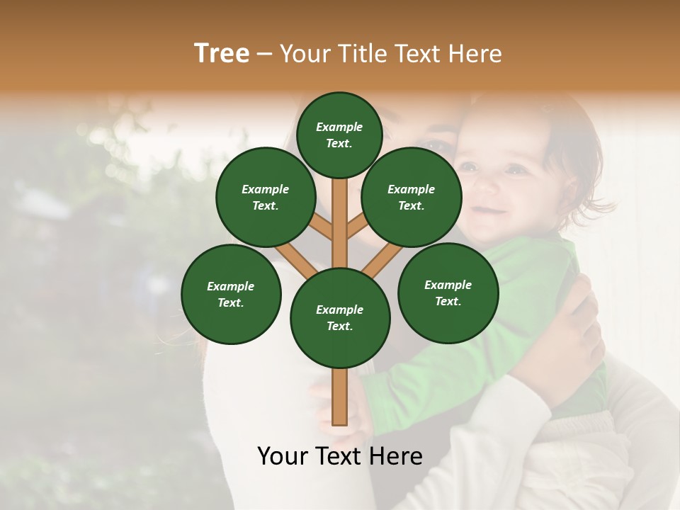 Mother Playing Mom PowerPoint Template