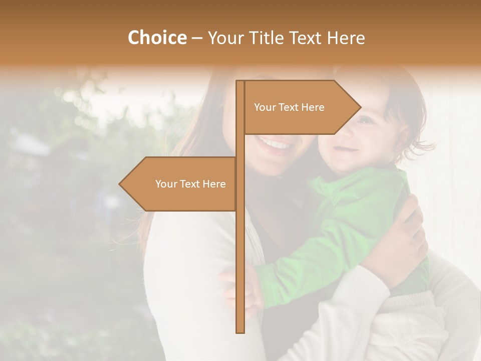 Mother Playing Mom PowerPoint Template
