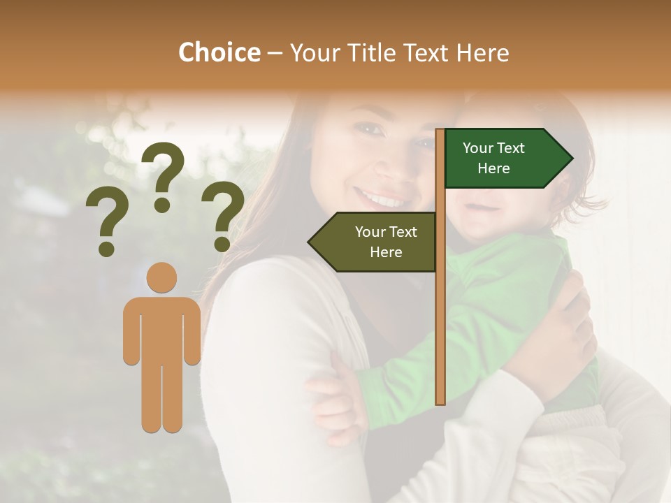 Mother Playing Mom PowerPoint Template