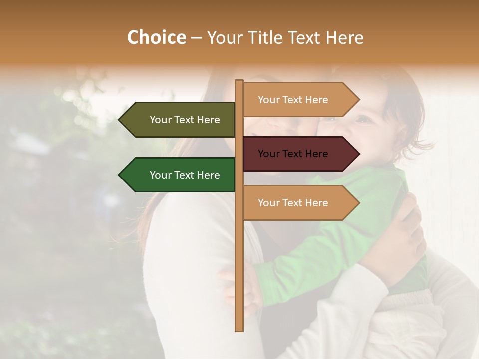 Mother Playing Mom PowerPoint Template
