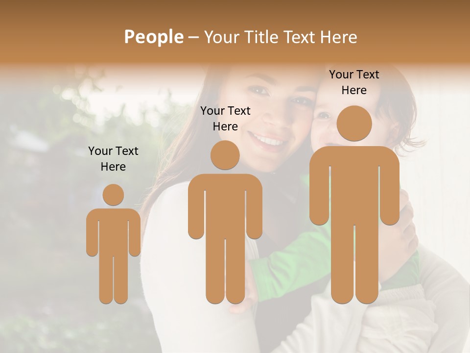 Mother Playing Mom PowerPoint Template