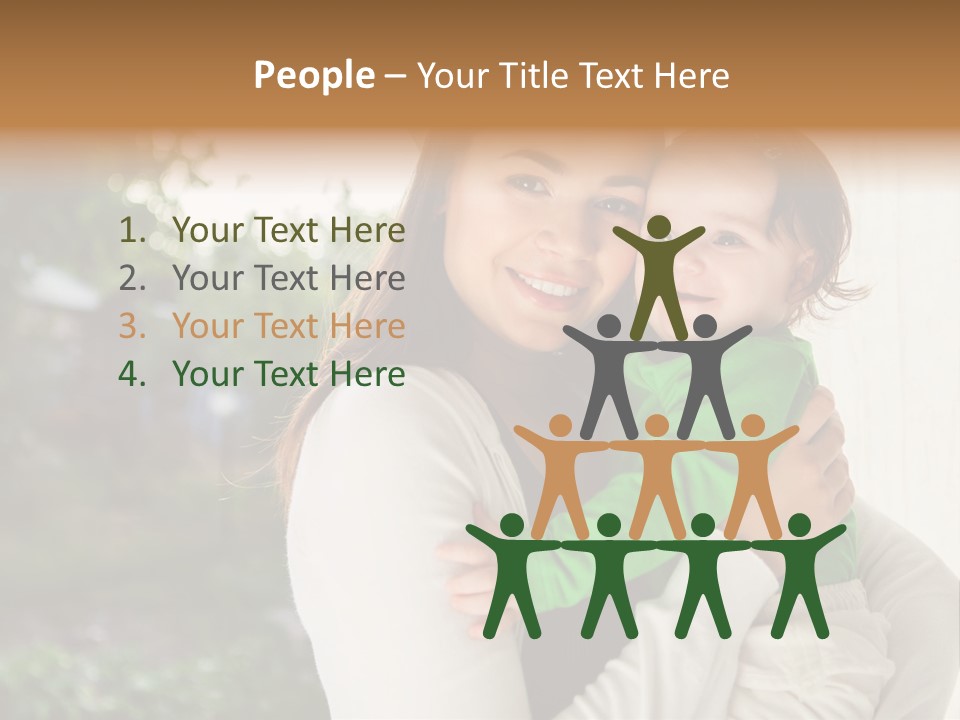 Mother Playing Mom PowerPoint Template