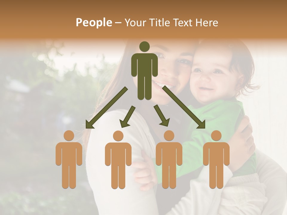 Mother Playing Mom PowerPoint Template