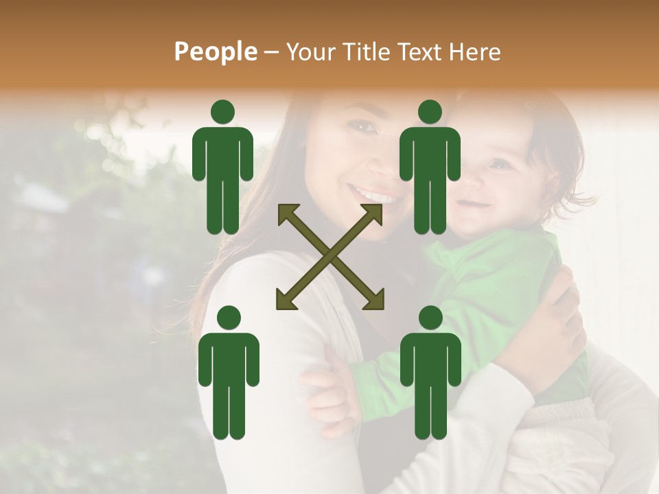 Mother Playing Mom PowerPoint Template