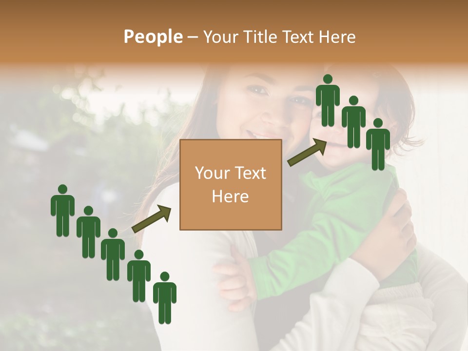 Mother Playing Mom PowerPoint Template