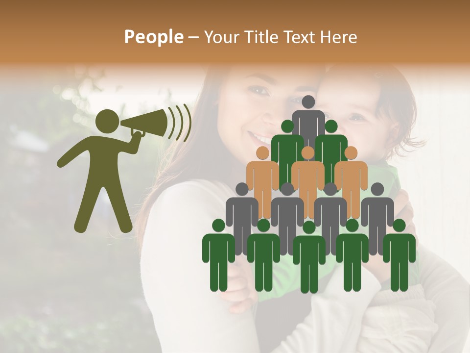 Mother Playing Mom PowerPoint Template