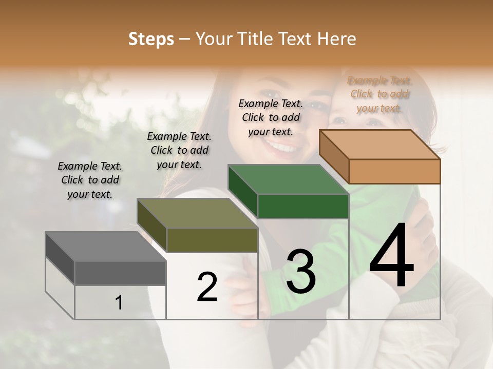 Mother Playing Mom PowerPoint Template