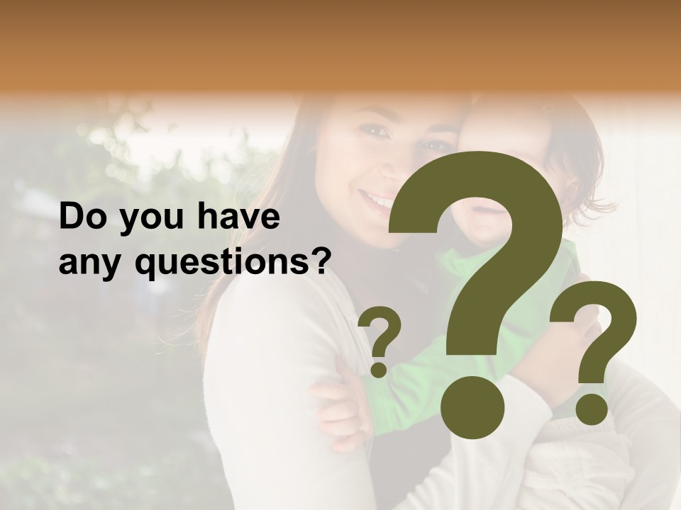 Mother Playing Mom PowerPoint Template