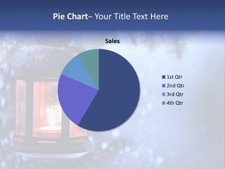 Holiday Cold Bokeh PowerPoint Template