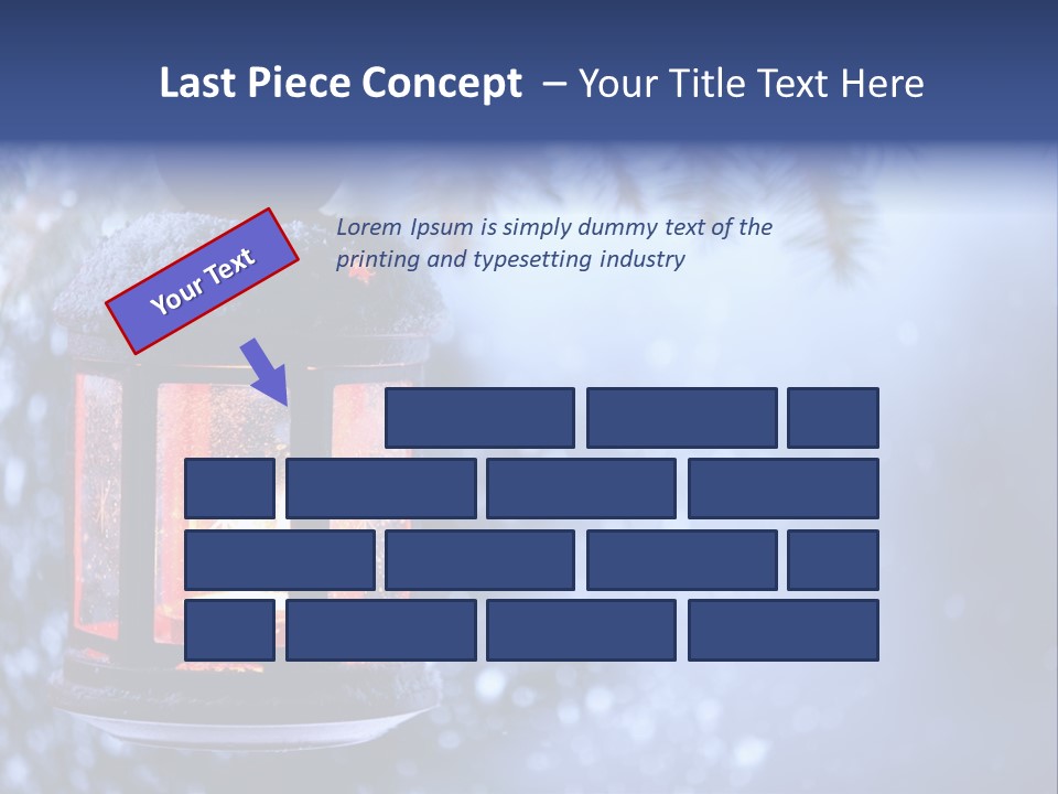 Holiday Cold Bokeh PowerPoint Template