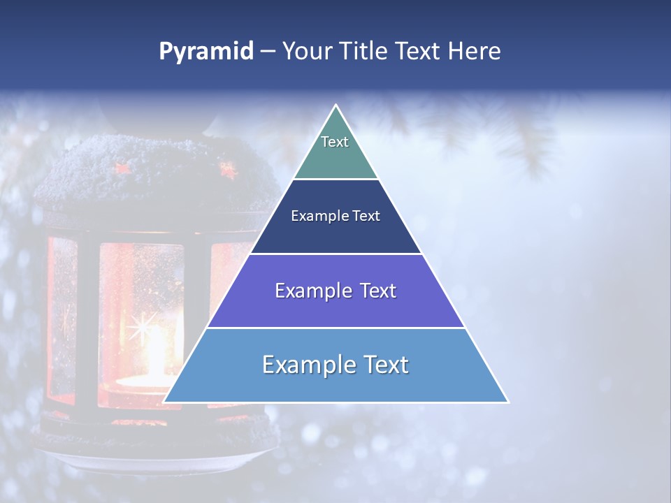 Holiday Cold Bokeh PowerPoint Template