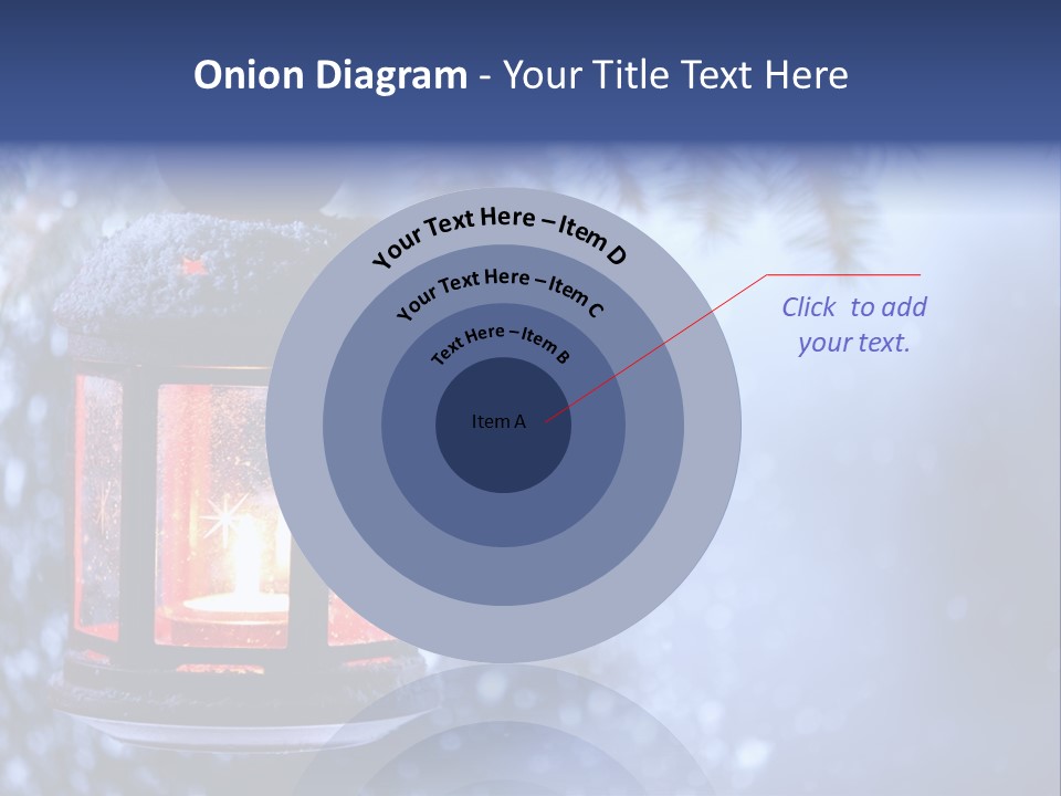 Holiday Cold Bokeh PowerPoint Template