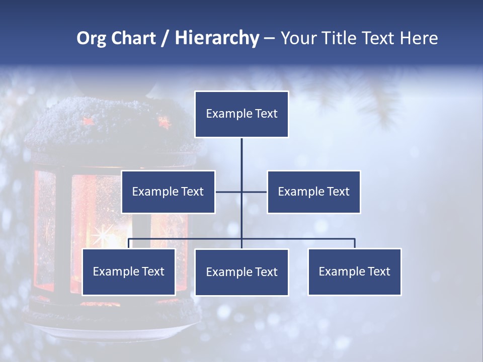 Holiday Cold Bokeh PowerPoint Template