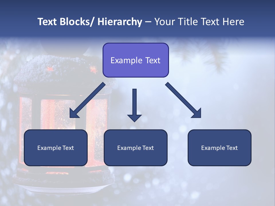 Holiday Cold Bokeh PowerPoint Template