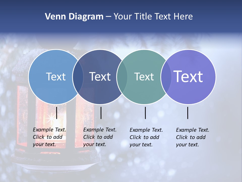 Holiday Cold Bokeh PowerPoint Template