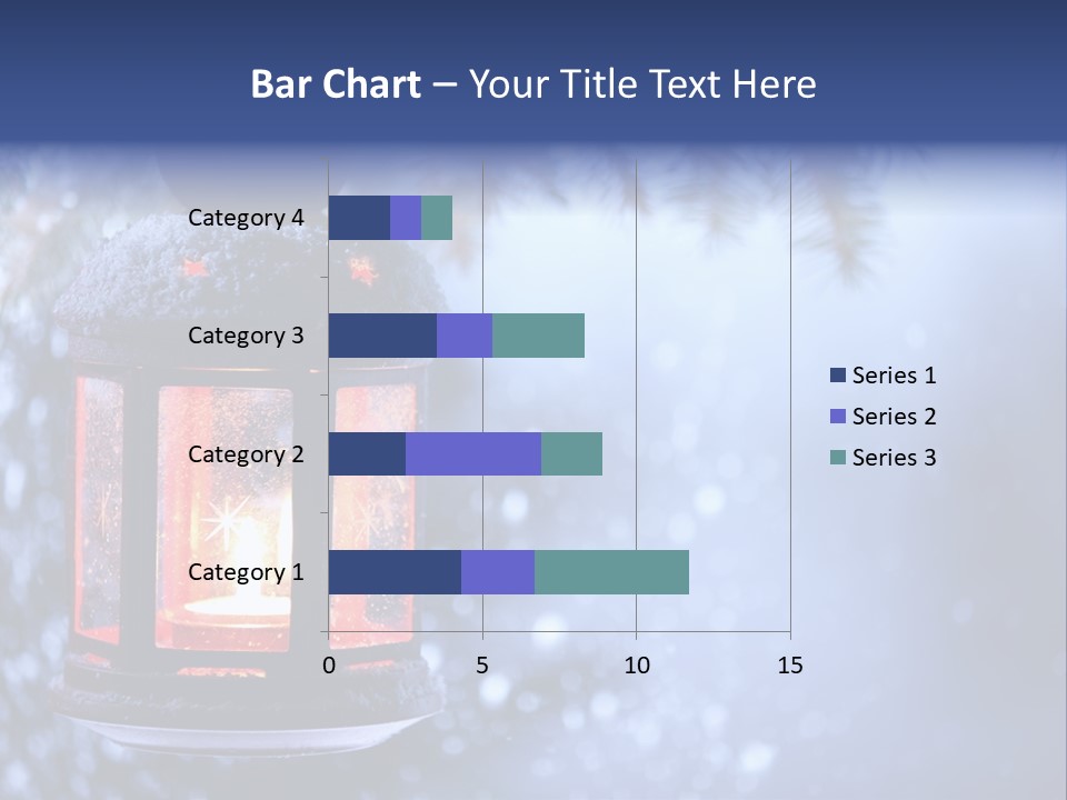 Holiday Cold Bokeh PowerPoint Template