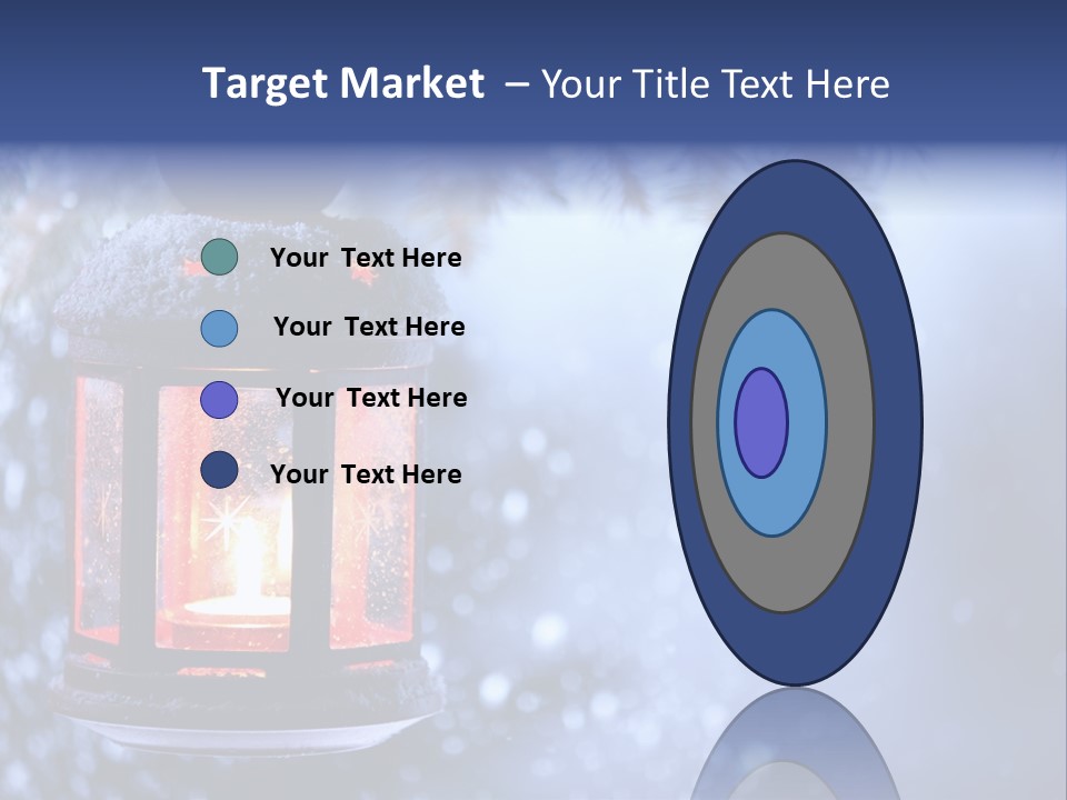 Holiday Cold Bokeh PowerPoint Template