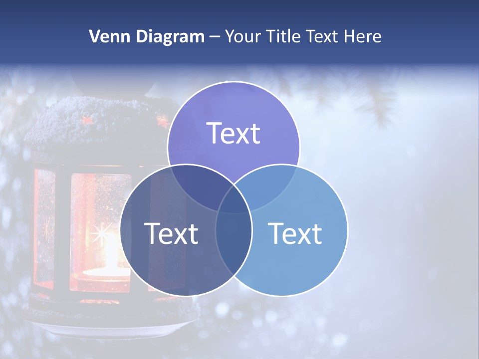 Holiday Cold Bokeh PowerPoint Template