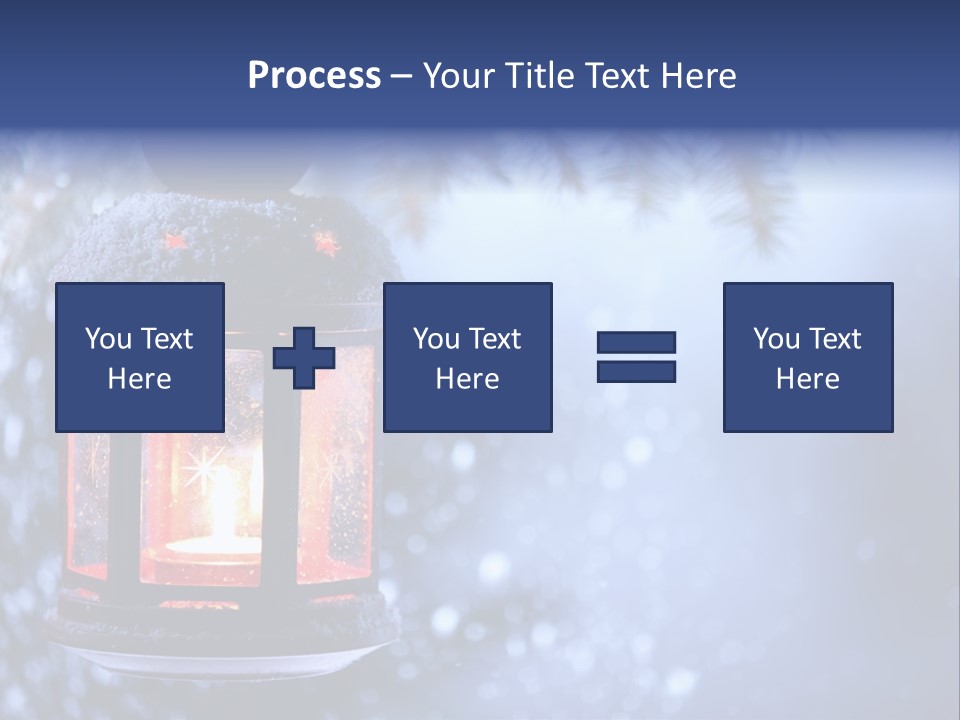 Holiday Cold Bokeh PowerPoint Template