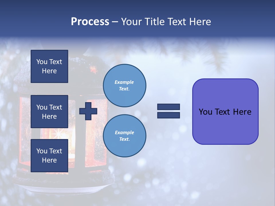 Holiday Cold Bokeh PowerPoint Template