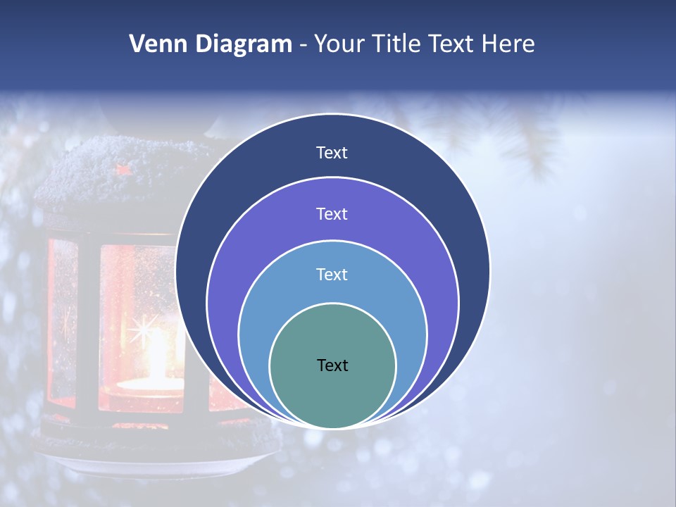 Holiday Cold Bokeh PowerPoint Template