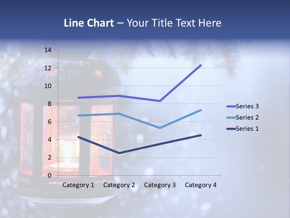 Holiday Cold Bokeh PowerPoint Template