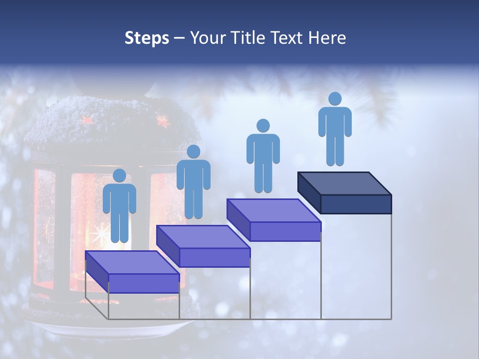 Holiday Cold Bokeh PowerPoint Template