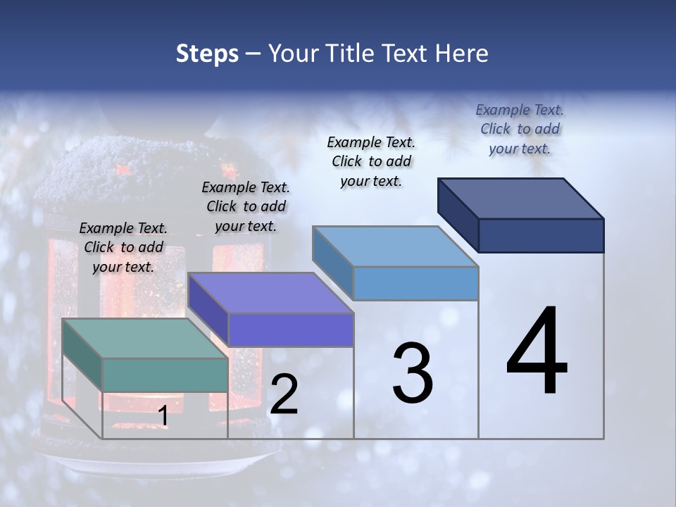 Holiday Cold Bokeh PowerPoint Template