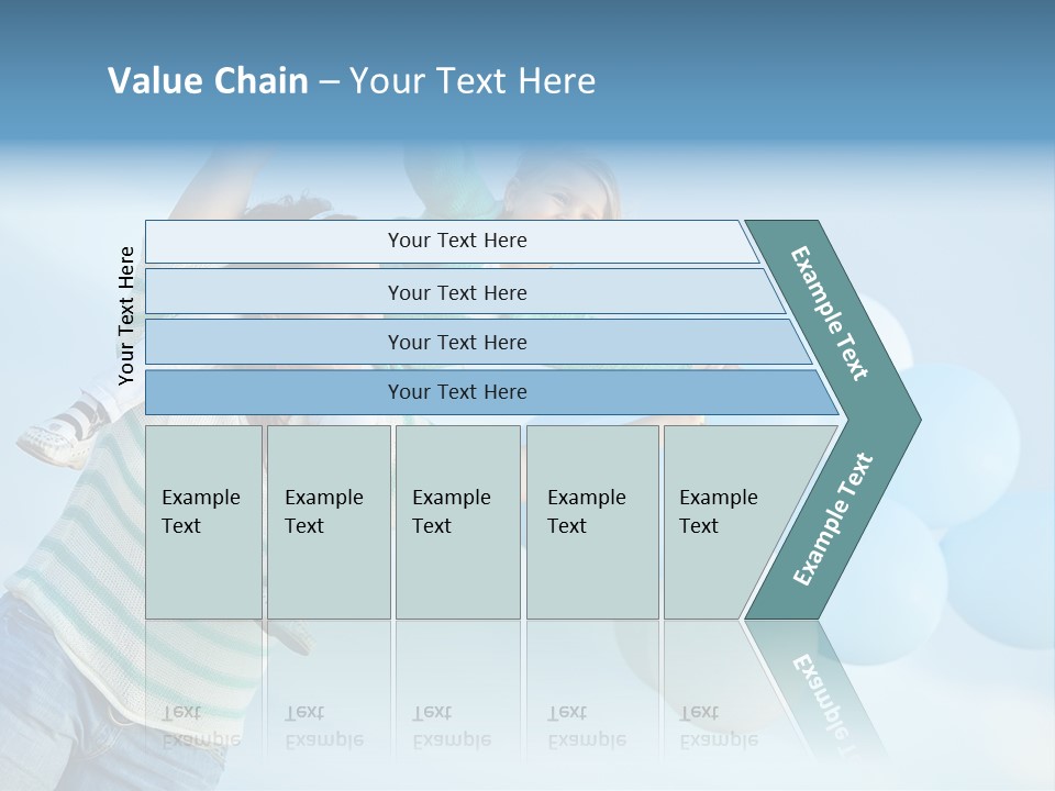 A Woman Holding A Child In Her Arms With Balloons In The Background PowerPoint Template