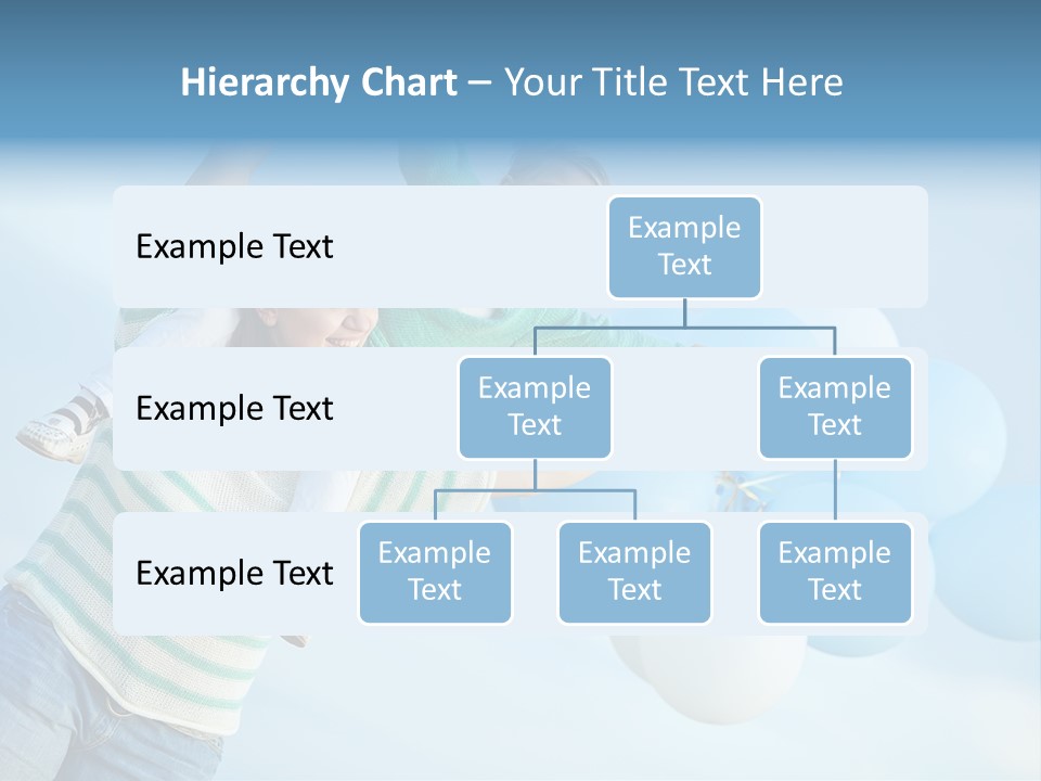 A Woman Holding A Child In Her Arms With Balloons In The Background PowerPoint Template