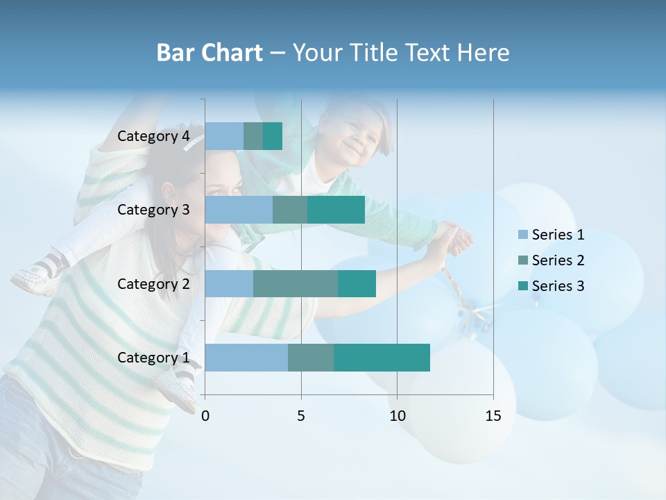 A Woman Holding A Child In Her Arms With Balloons In The Background PowerPoint Template