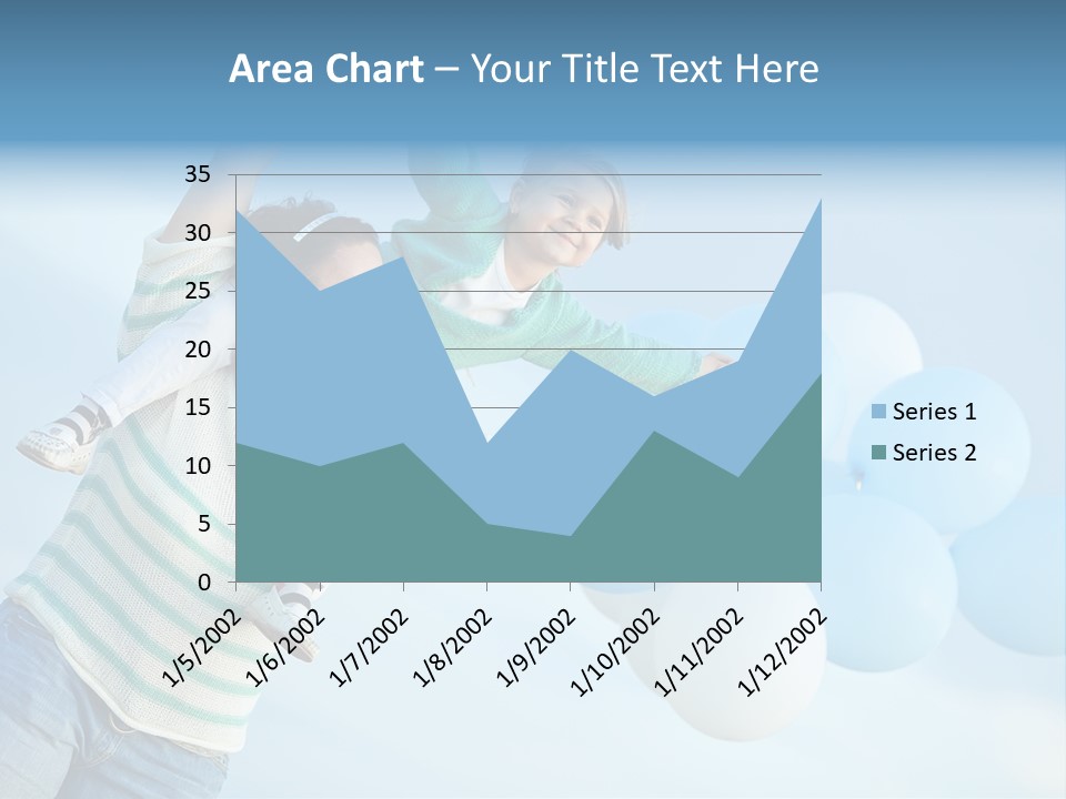 A Woman Holding A Child In Her Arms With Balloons In The Background PowerPoint Template