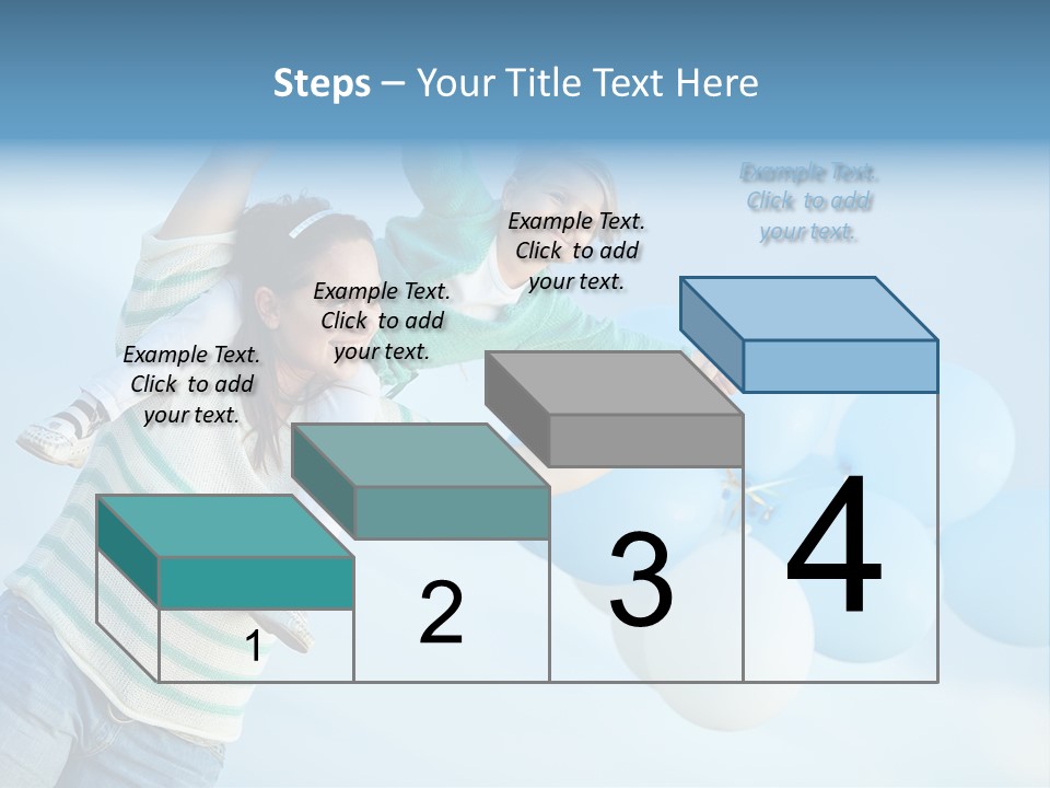 A Woman Holding A Child In Her Arms With Balloons In The Background PowerPoint Template