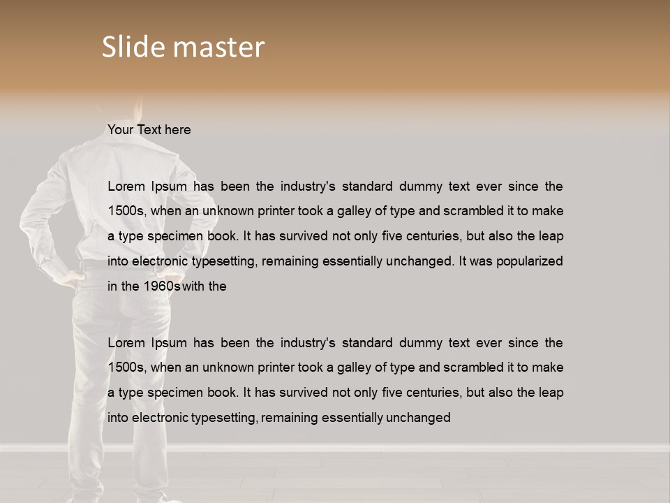 Group People Supervisor PowerPoint Template