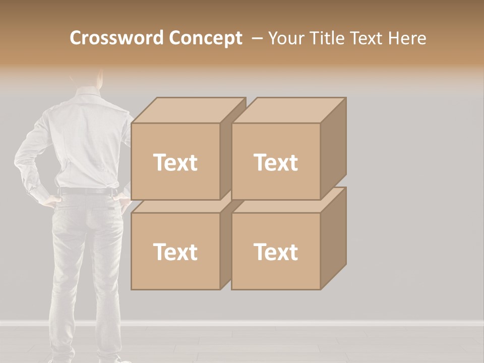 Group People Supervisor PowerPoint Template