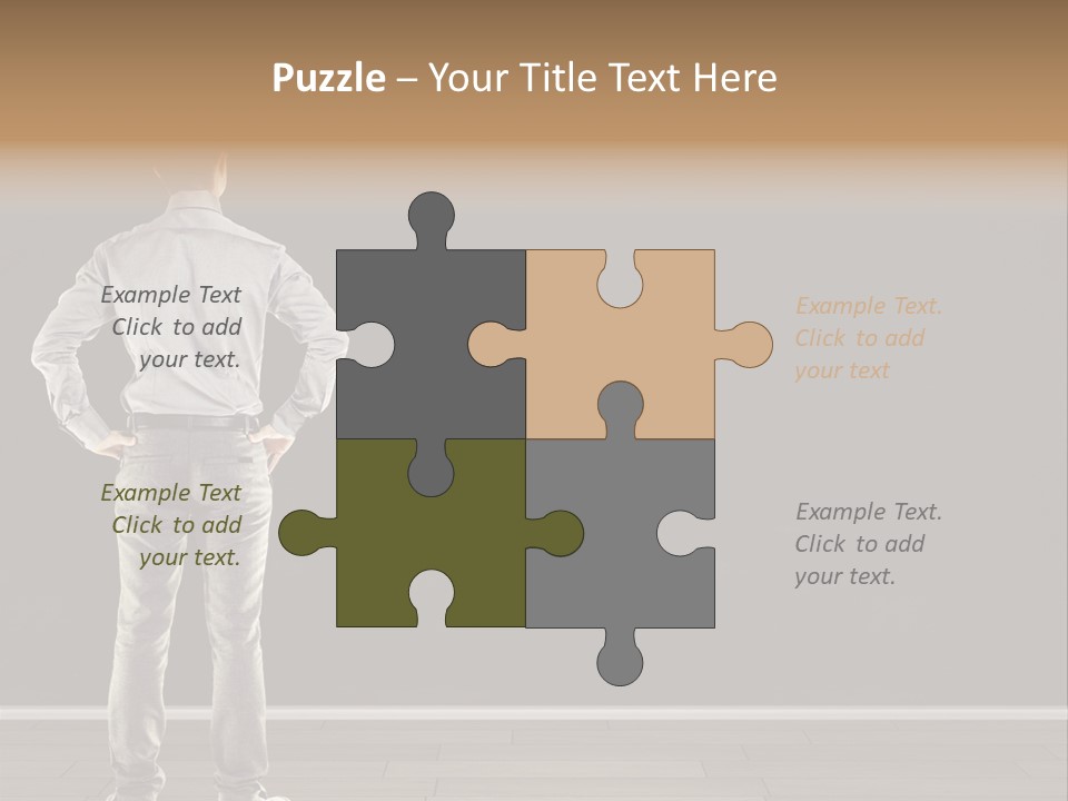 Group People Supervisor PowerPoint Template