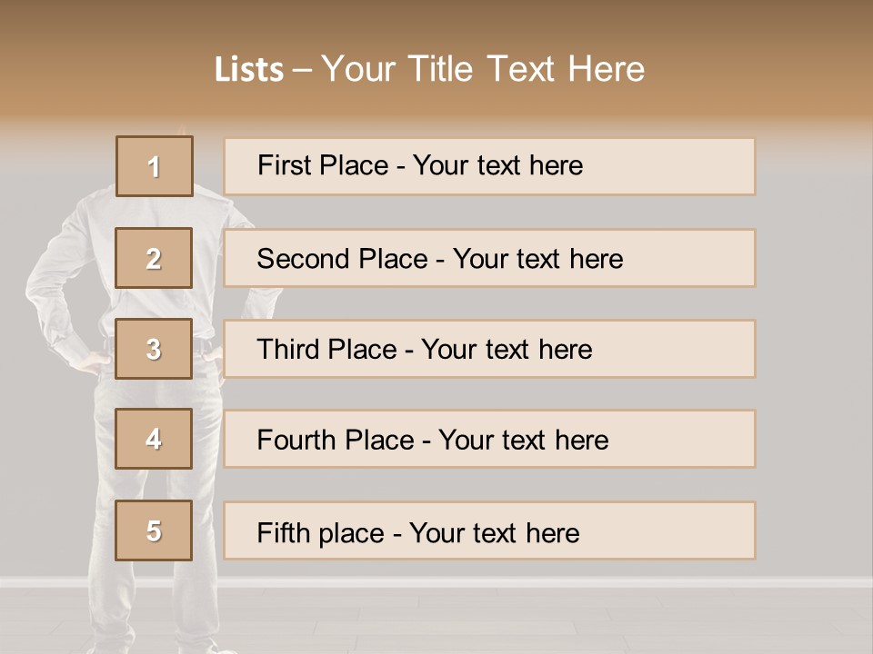 Group People Supervisor PowerPoint Template